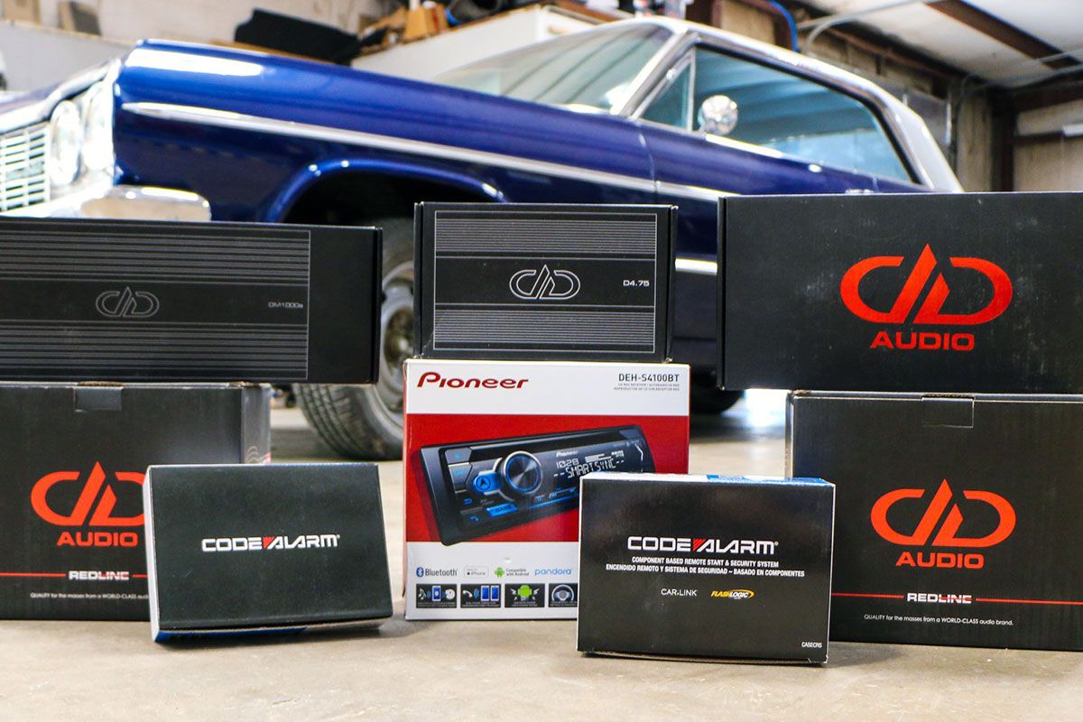 photo of Audio Solutions and Accessories install with DD product in front of a the vehicle