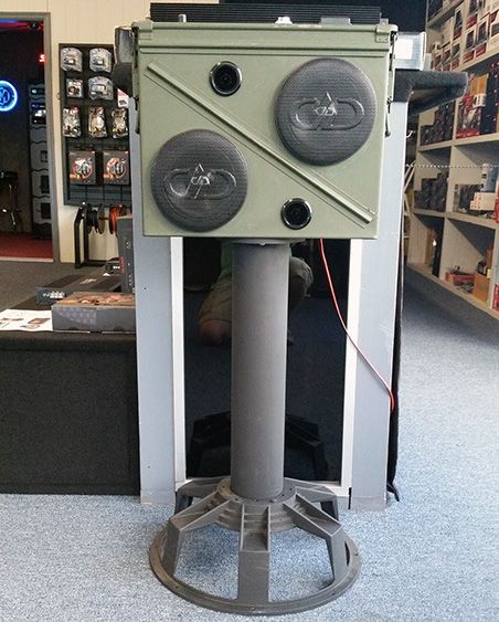 photo of Bryant Radio custom ammo can speaker box