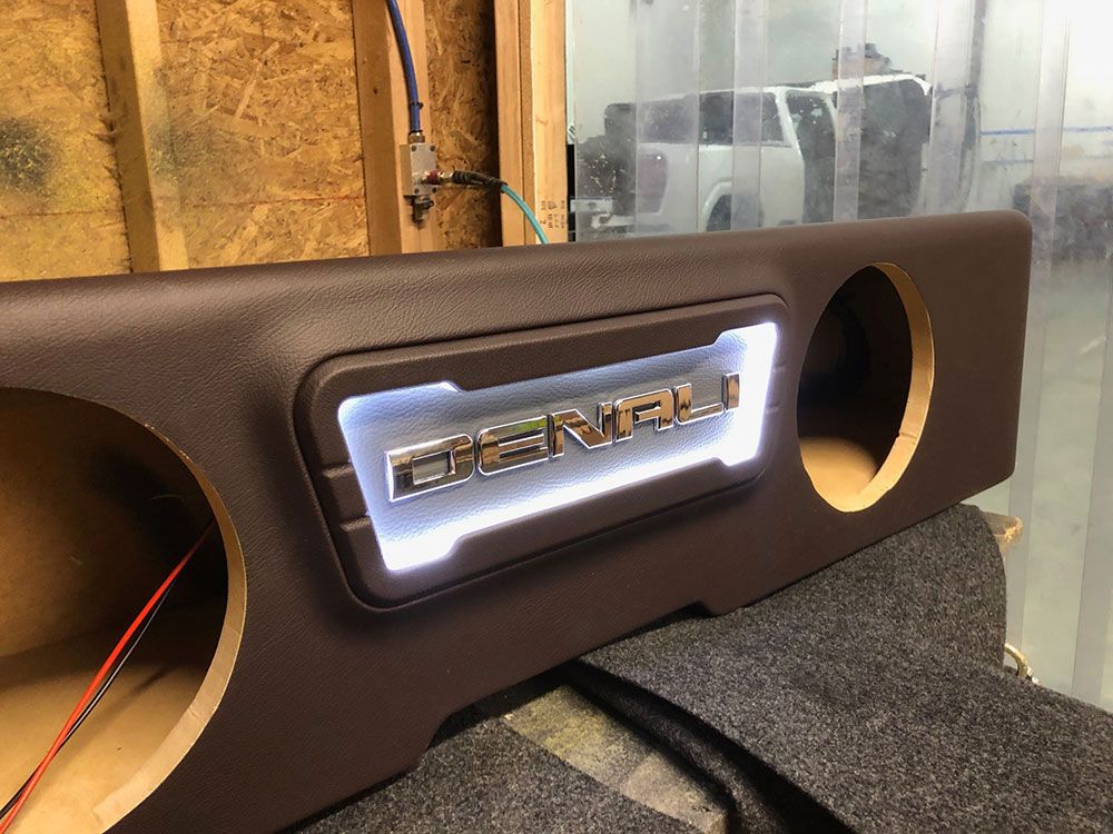 Photo of Speakerbox custom enclosure with DD subs