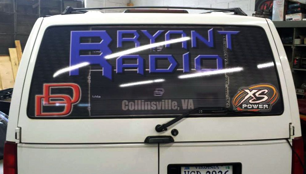 Photo or Bryant Radio custom van install exterior