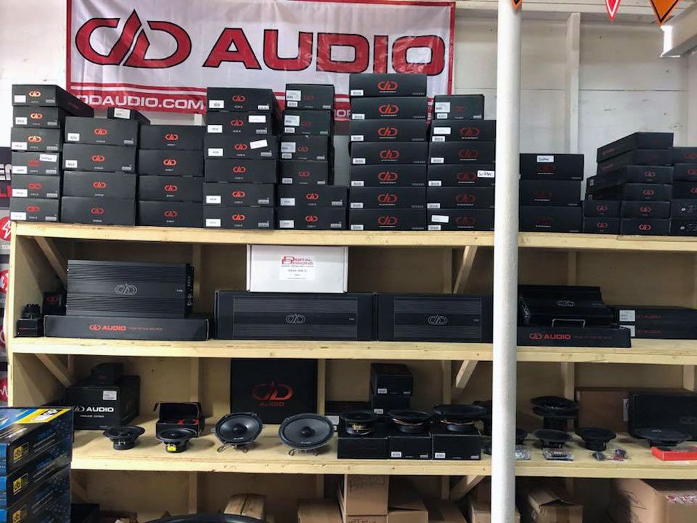 Photo of DD product in store at G's Audio