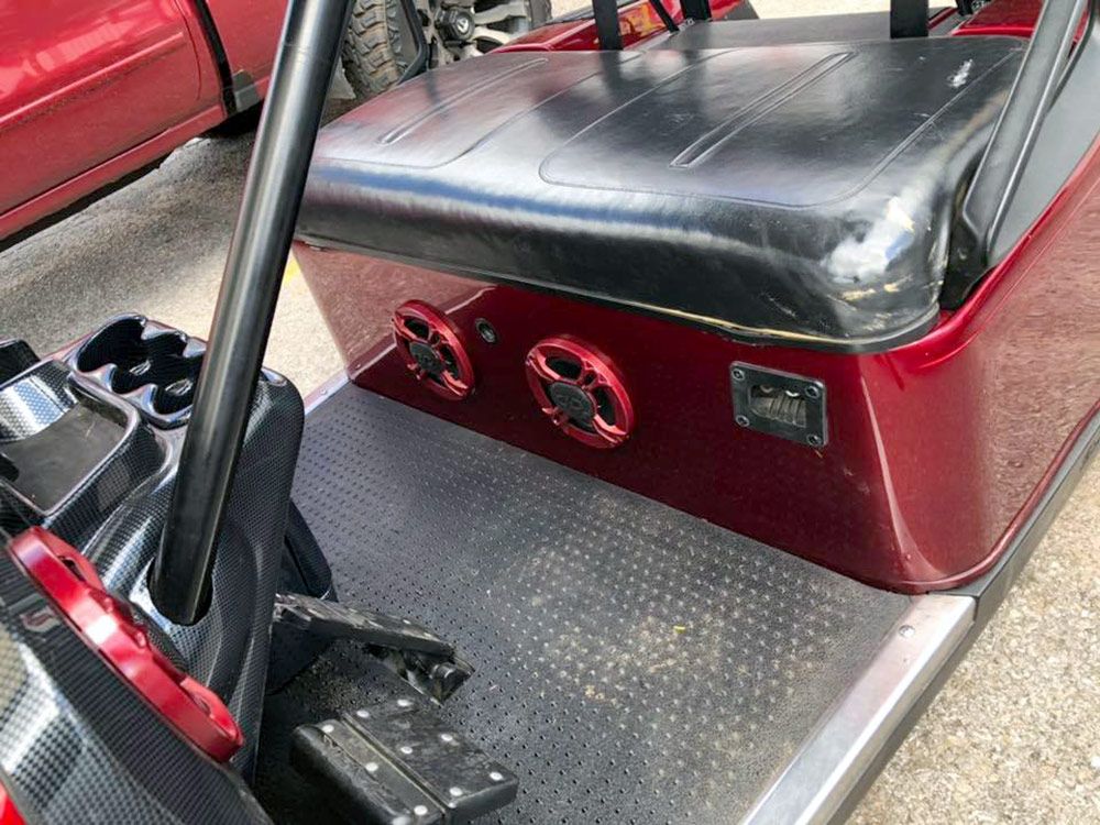 Photo of golf car install with DD speakers by Vic's Garage