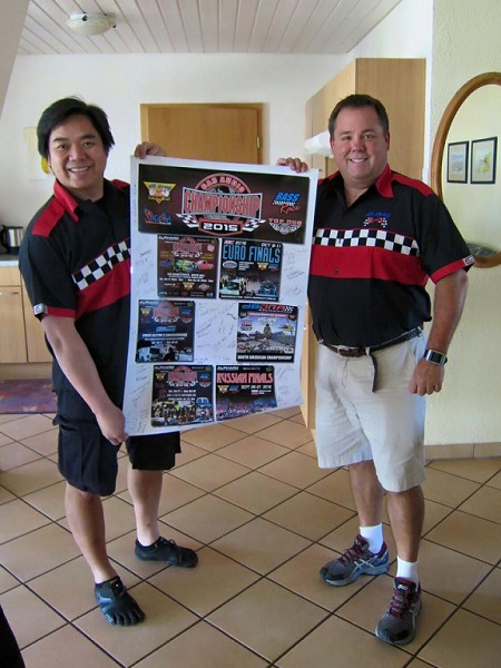 Photo of F/X Audio owners in lobby