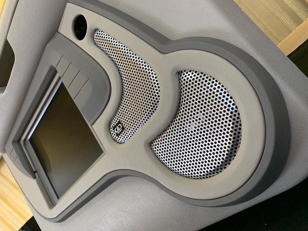 Photo of DD speakers installed by Pyramid Customs