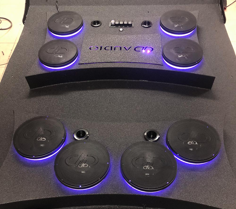Photo of custom DD speaker install from Onsite