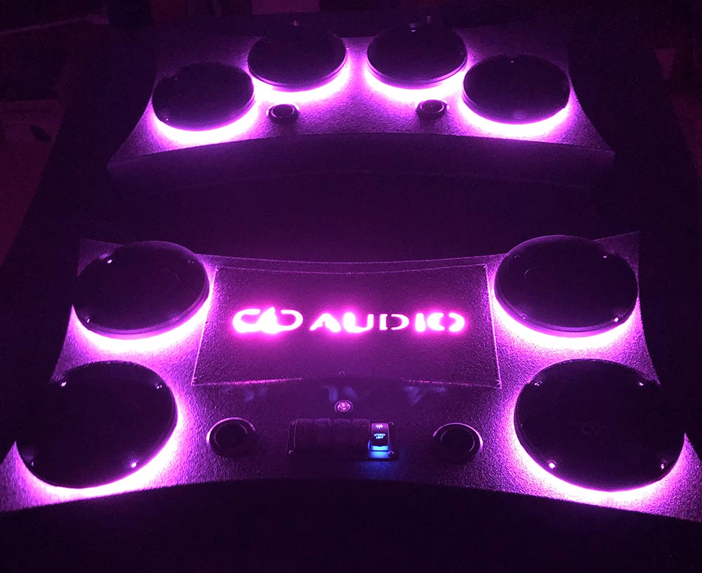 Photo of custom DD speaker install from Onsite
