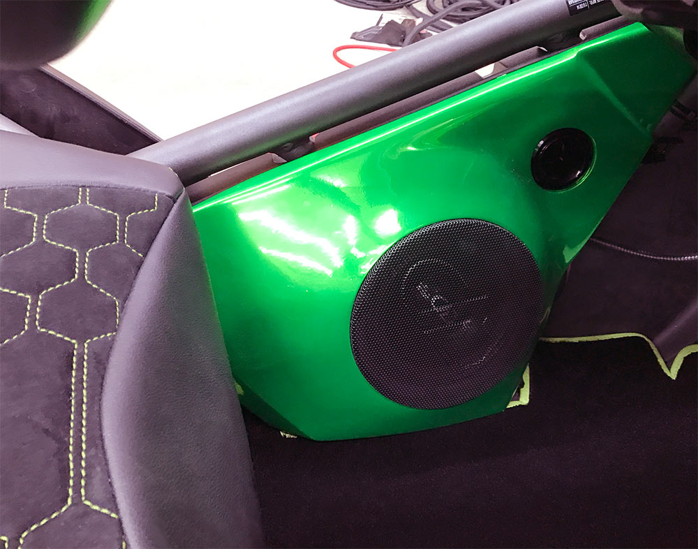 Photo of DA BASS motorcycle speakers