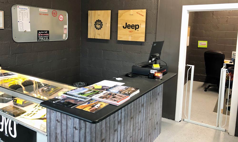 Hook it up shop interior